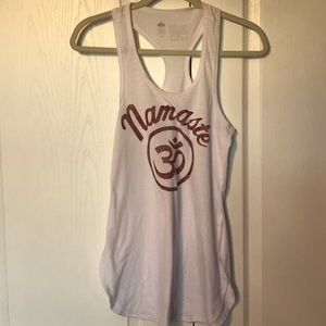 Peaceful Warrior namaste tank